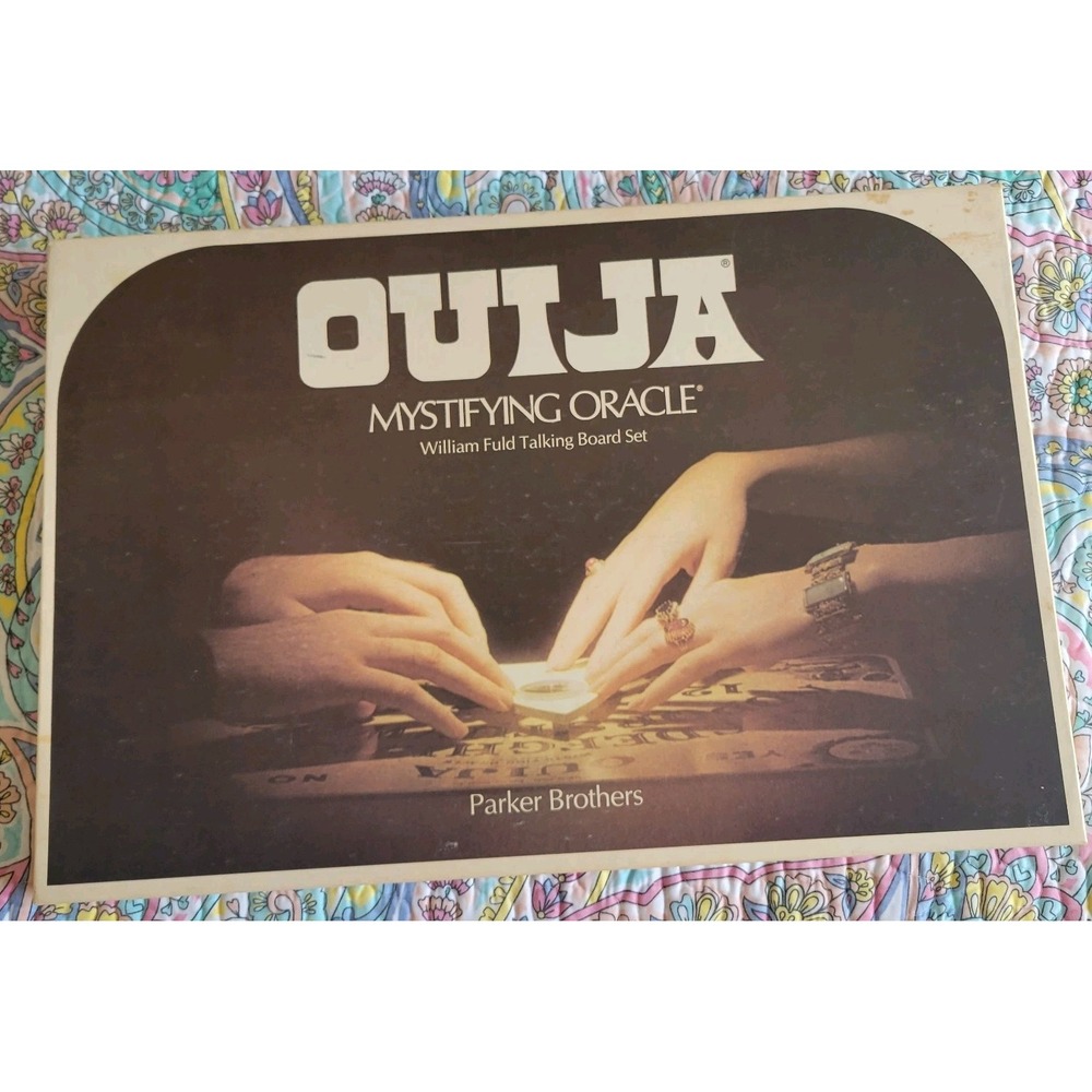 Vintage 1972 Ouija Board Mystifying Oracle Parker Brothers William Fuld Séance